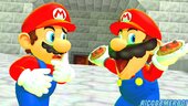 Stupid Mario o Mario estúpido Mod Porteado de left 4 Dead 2 con dedos articulados de SMG4